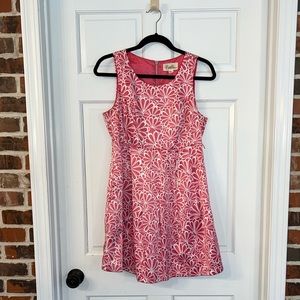 Pink and White Cocktail Dress